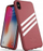 Kllapë telefoni Adidas Molded Case PU Suede, për iPhone XS Max, material suede, e kuqe