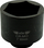 Çelës goditës Adler 3525.80D, fole 1", 80 mm, i zi