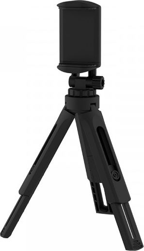 Tripod për telefon universal, lartësi 21-27 cm, fije 1/4", i zi