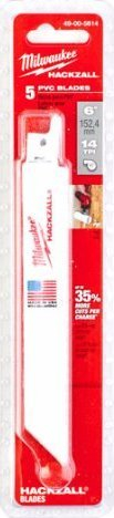 Tehe sharre reciproke Milwaukee Hackzall M12, 6", bi-metal, set 5 copë