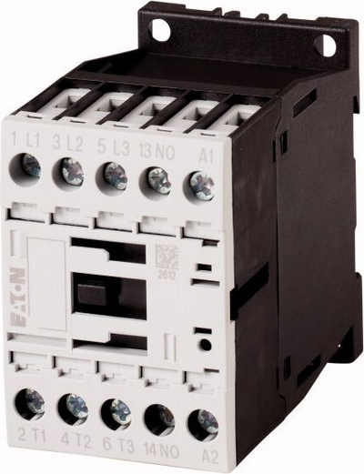 Kontaktor elektrik Eaton DILM9-10, 9A, 3P, 220V DC