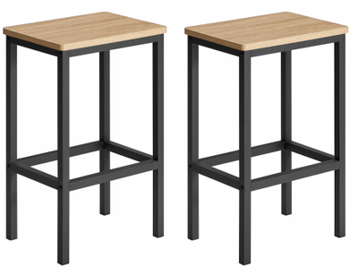 Set karrigla bari LEOBERT, 2 copë, 68x16x33 cm, sonoma