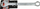 Çelës kombinues TWARDY Open-End Ring Wrench, 36 mm, çelik krom vanadium, ngjyrë argjendi
