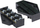 Bllok degëzues elektrik Orno OR-LZ-8206, 4 pole, 16mm², i zi, 10 copë