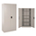 Dollap  metalik 2-derë 90×40×180 Hcm (HM5959.01), gri