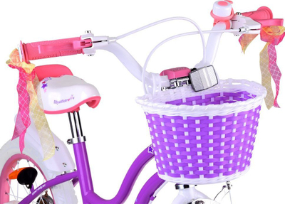 Biçikletë për kalamaj RoyalBaby Star Girl RB14G-1, 14", me rrota ndihmëse, lejla