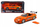 Макета автомобил Fast and Furious 1995 Toyota Supra, размер 1:24, металик, портокалова