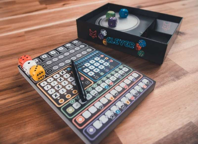 Lojë tavoline Brain Games Clever, me zare, shumëgjuhëshe, shumëngjyrëshe