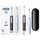 Brushë dhëmbësh elektrike Series iO 3 Duo në ngjyrat Black dhe Ice Blue, paketë me 2 copë