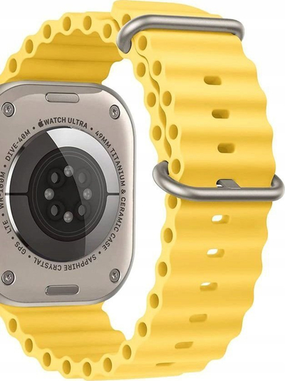 Rrip për Apple Watch Tech-Protect Iconband Pro, TPU, 42 44 45 49mm, i verdhë