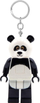 Varëse çelësash me dritë Lego Minifigures Panda Guy KE195H, 7.6cm, LED, shumëngjyrëshe