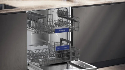 Enëlarëse e integrume Siemens IQ300 SN53ES04TE, 13 sete, inoks