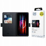 Kapak portofol 3MK Wallet Case për Xiaomi Redmi Note 14 4G, libër, i zi