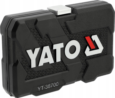 Set çelësash Yato YT, 34 copë, 1/4" 3/8", gri