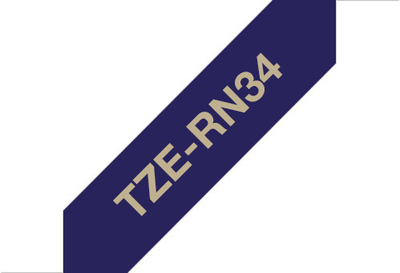 Kaset printimi Brother TZE-RN34, blu / ar, 12mm, 4m