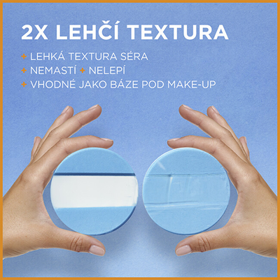 Serum ditor për fytyrë Garnier UV radiation SPF 50 (Invisible Serum, 30 ml