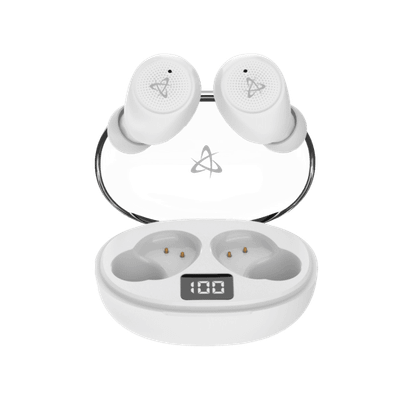 Kufje bluetooth me mikrofon SBOX EB-TWS115W, të bardha