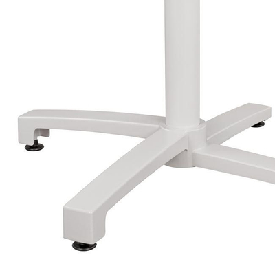 Bazë alumini Palosëse 69x69x73-92cm Me Kryq 48x48cm (HM459.02), bardhë