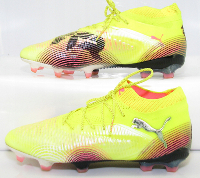 Këpucë futbolli Puma Future 8 Ultimate FG për burra, e verdhë