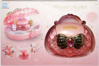 Set kreativ me rruaza Swede Creative Bead Set, 30x21x9 cm, për kalamaj, shumëngjyrësh