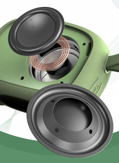 Altoparlant Bluetooth FiiO Snowsky Anywhere, 21 orë bateri, IPX6, i zi