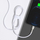 Kabllo karikimi Baseus CATLJK-A02, USB-C në Lightning, 1 m, e bardhë