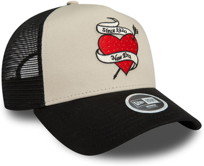 Kapelë unisex New Era Rhinestone Trucker, një masë, stone e zezë