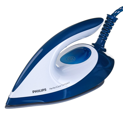 Станица за пеглање со пареа Philips GC7840/20, 2400W, резервоар 1.5L, сина и бела