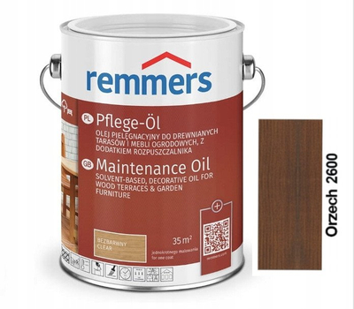 Vaj druri Pinotex Terrace Oil Pflege, për terasa, 0.75L, walnut