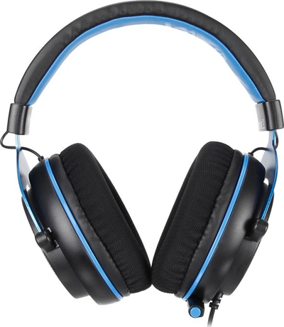 Гејмерски слушалки Sades Mpower, со микрофон, over ear, сино и црно