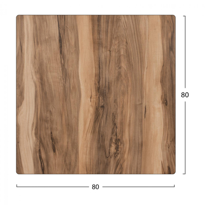 Pllakë tavoline HPL 80×80 cm Indian Shesham (HM5839.10)
