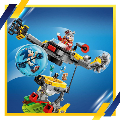 Set lodër LEGO Sonic 76994 Green Hill Zone Loop Challenge, 802 copa, për kalamaj 8+, shumëngjyrësh
