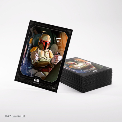 Навлаки за карти Star Wars Unlimited Boba Fett Art Sleeves, за игри со карти, шарени