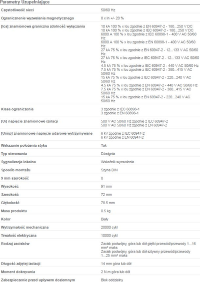 Ndërprerës automatik Schneider Electric iC60N A9F04406, 4P, 6A, karakteristikë C