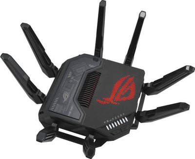 Ruter Asus ROG Rapture (GT-BE98), xDSL, 1x RJ45, WPA3, Wi-Fi 6
