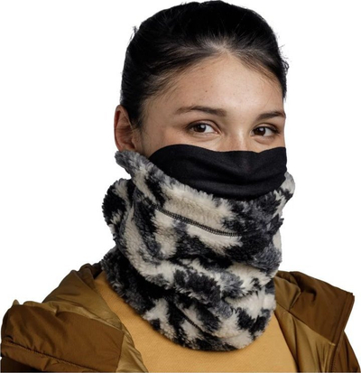 Грејач за врат Buff Switch Polar 1324909371000, флис материјал, темно сива