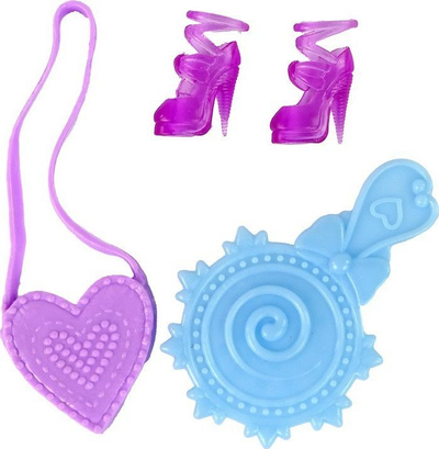 Kukull LeanToys Doll me flokë të gjatë, 29 cm, fustan për pikturim, shumëngjyrëshe