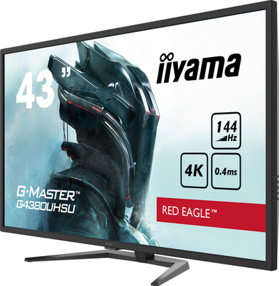Monitor gaming iiyama G-MASTER G4380UHSU-B1, 43\", 4K, 144Hz, i zi