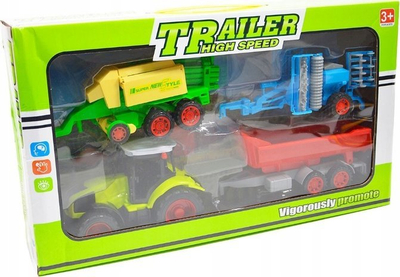 Set lodrash bujqësore Macyszyn Toys Agricultural Set, shumëpjesësh, shumëngjyrësh
