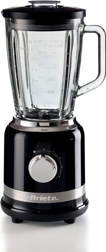 Blender Ariete Moderna, enë xhami, tehë inoksi, gri
