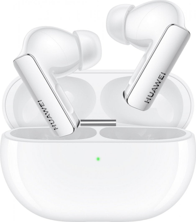 Kufje Huawei FreeBuds Pro 3, me Bluetooth, me mikrofon, të bardha