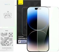 Stakllë mbrojtëse Baseus Crystal Tempered Glass Privacy, për iPhone 14 Pro, transparente
