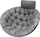 Jastëk për lëkundje Hobbygarden PILLOW MOON, material Ekolen, grafit