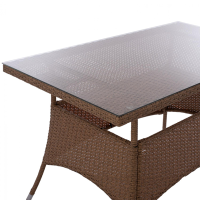 Tavolinë Military rattan 120×70×75 cm (HM5141.32)