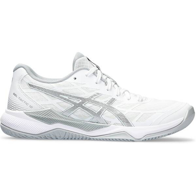 Atlete netbolli ASICS GEL TACTIC 12 për femra, të lehta, rrjetë frymëshkëmbyese, të bardha