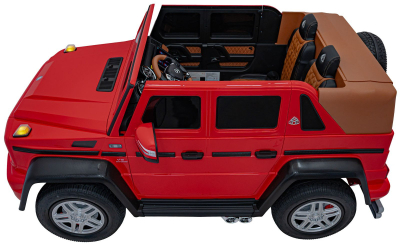 Veturë elektrike për fëmijë Mercedes Benz Maybach G650, dyvendëshe, me MP4, e bardhë