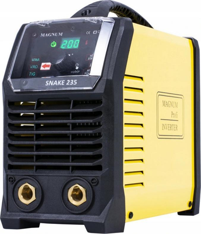 Aparat saldimi inverter Magnum Snake 235, 200A, TIG MMA, i verdhë