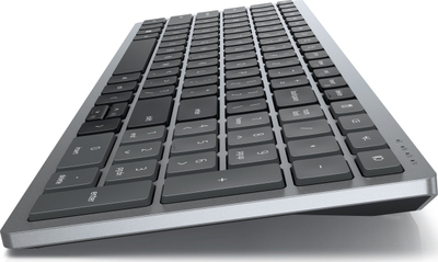 Tastierë Dell KB740, wireless RF, US Intl, e zezë dhe e hirtë