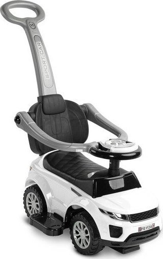 Makinë lodër Toyz Ride-on Sport Car, me drita edhe zëra, deri 25 kg, e bardhë