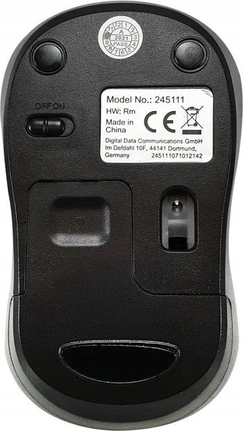 Mouse pa tela Equip Comfort, optik, ergonomik, i kuq